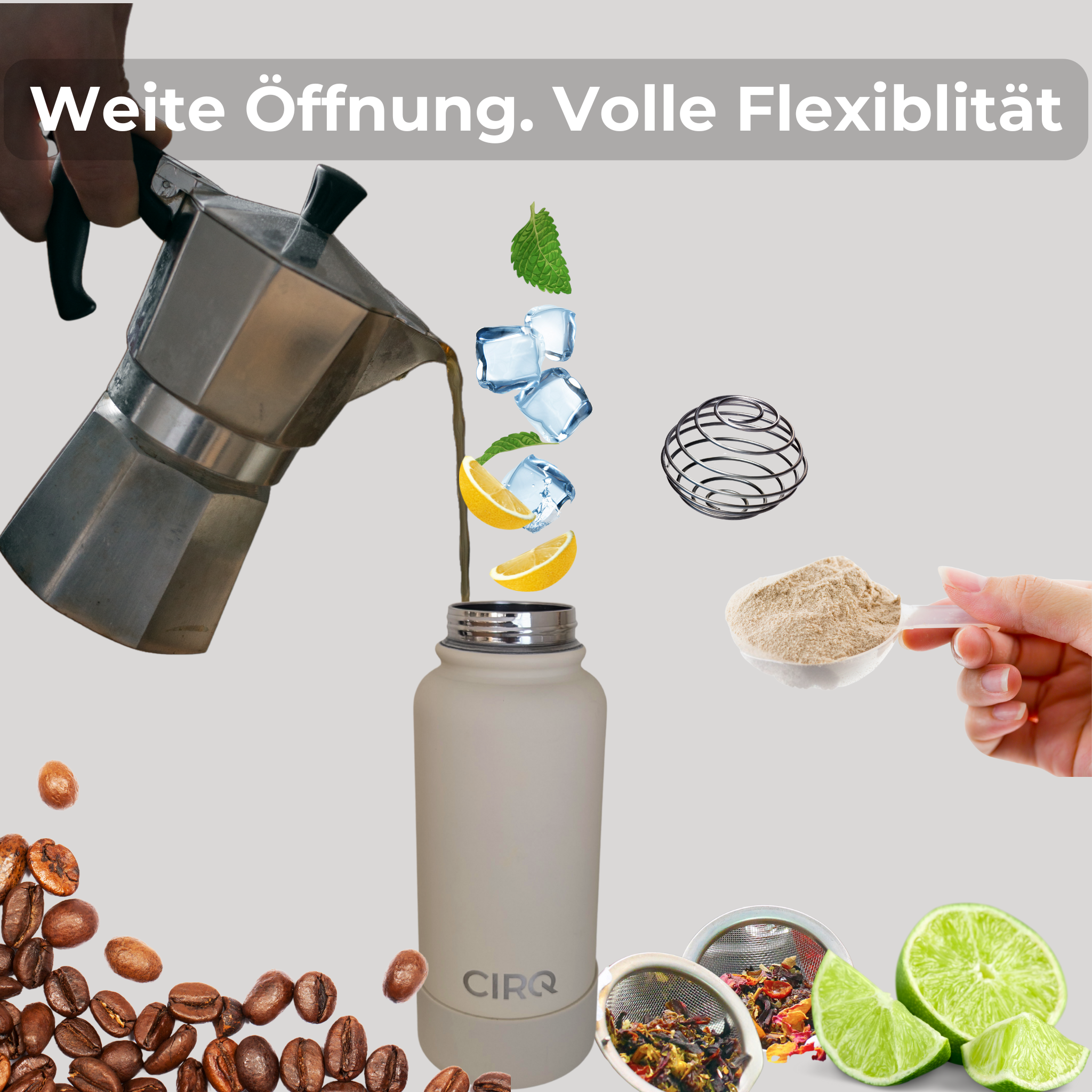 CIRQ – Thermoflasche aus Edelstahl